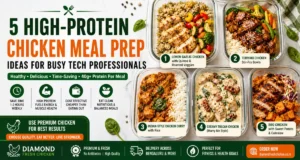 5 High-Protein Chicken Meal Prep Ideas for Busy Tech Professionals
