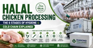 Halal Chicken Processing: The 6 Stages of Hygiene & Cold Chain Explained