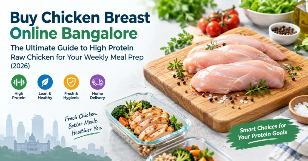Buy chicken breast online Bangalore fresh high protein raw chicken